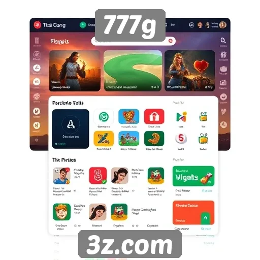 Interface e experiência do usuário no 777g