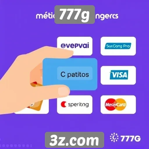 Métodos de pagamento aceitos no 777g